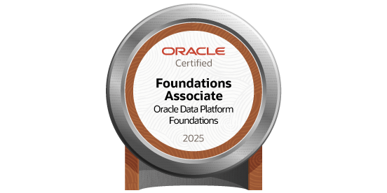 Oracle Data Platform Foundations Associate Badge